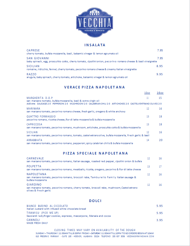 Vecchia Birmingham Coming Soon